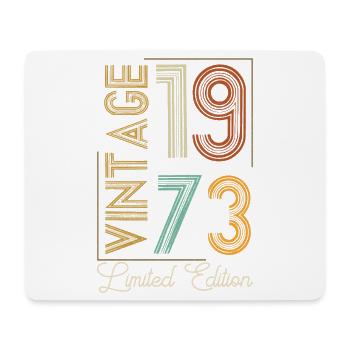 Jahrgang 1973 Limitierte Auflage bis zur Perfektion gereift - Mousepad (Querformat) - Weiß - Vorne