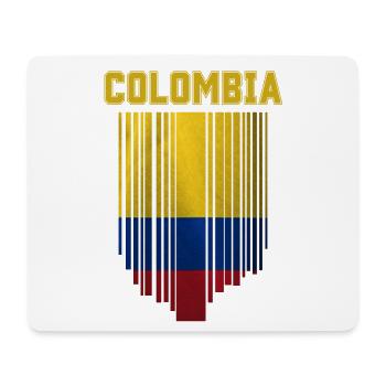 Flagge von Kolumbien, kolumbianischer Stolz - Mousepad (Querformat) - Weiß - Vorne