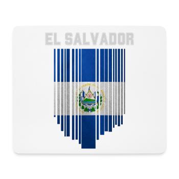 Flagge von El Salvador, salvadorianischer Stolz - Mousepad (Querformat) - Weiß - Vorne