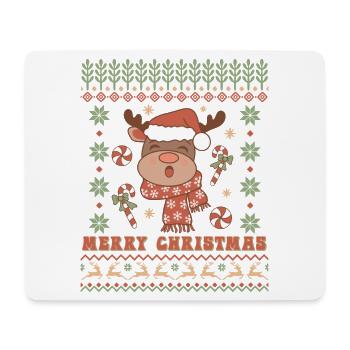 Ugly Christmas Sweater - Mouse Pad (horizontal) - white - Front