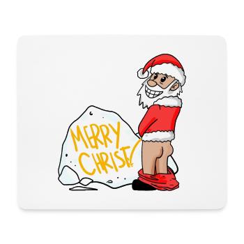 Père Noël Drôle - Tapis de souris (format paysage) - blanc - Devant