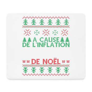 Pull Moche De Noël Humour Cadeau Noel - Tapis de souris (format paysage) - blanc - Devant