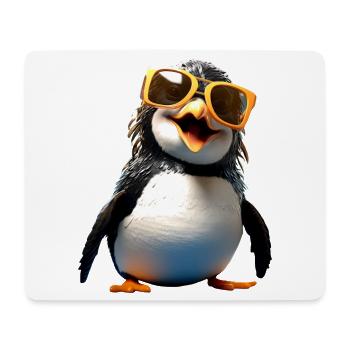 Pinguin Sonnenbrille Geschenk Ich Liebe Pinguine - Mousepad (Querformat) - Weiß - Vorne