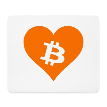 Bitcoin Crypto Cryptocurrency Splash - Mouse Pad (horizontal) - white - Front