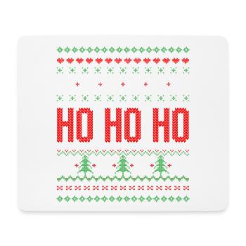Ho Ho Ho Merry Christmas - Mousepad (Querformat) - Weiß - Vorne