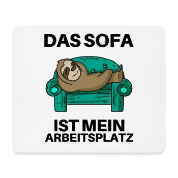 Home Office - Mousepad (Querformat) - Weiß - Vorne