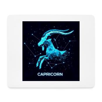 Capricorn constellation geometrique - Tapis de souris (format paysage) - blanc - Devant