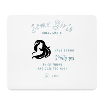 Humorous horse Instagram post - Mouse Pad (horizontal) - white - Front