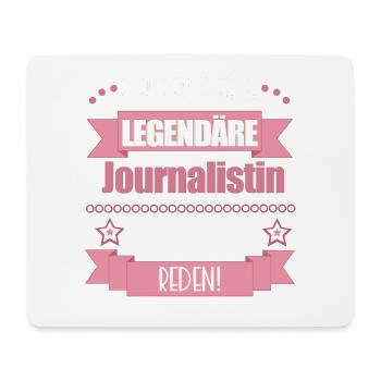 Lustiger Spruch für Journalistin – Geschenkidee - Mousepad (Querformat) - Weiß - Vorne