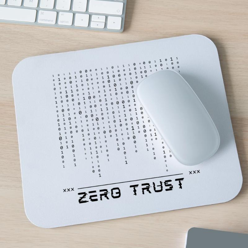 Zero Trust Binary Code Mouse Pad (horizontal)