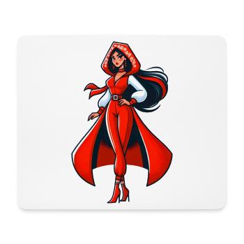 Ded Moroz Snegurotschka russischer Weihnachtsmann - Mousepad (Querformat) - Weiß - Vorne