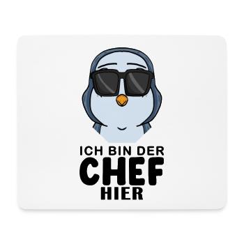 Pinguin - Mousepad (Querformat) - Weiß - Vorne