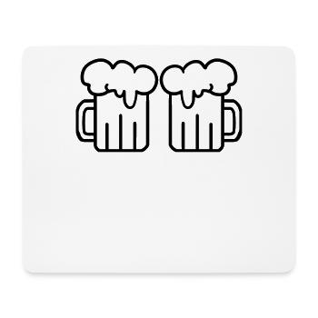 Beer - Mouse Pad (horizontal) - white - Front
