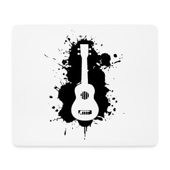Ukulele - Mouse Pad (horizontal) - white - Front