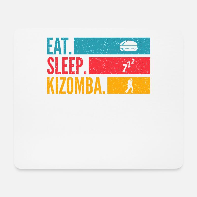 Kizomba Urban Kiz Kizombero Kizz - Tapis de souris (format paysage) - blanc