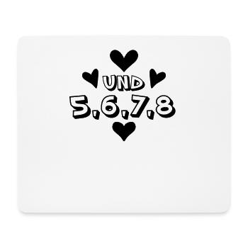 Tanzen Rhythmus Tanz Tänzer Tänzerin - Mousepad (Querformat) - Weiß - Vorne