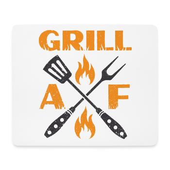 Grill AF - Mouse Pad (horizontal) - white - Front