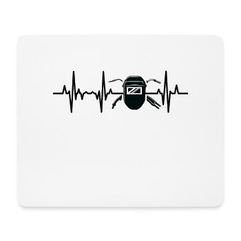 Machine à souder ECG - Tapis de souris (format paysage) - blanc - Devant