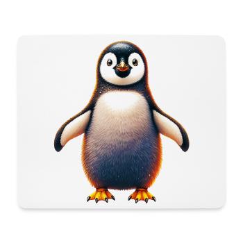 Pinguin - Mousepad (Querformat) - Weiß - Vorne