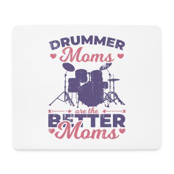 Drummer Mama - Mousepad (Querformat) - Weiß - Vorne