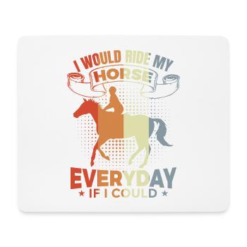 Rider Inspiration - Mouse Pad (horizontal) - white - Front