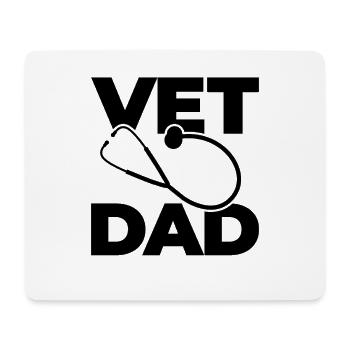 Veterinarian Father - Mouse Pad (horizontal) - white - Front