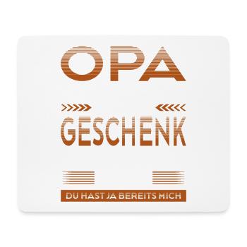 Opa Bester Opa Der Welt Geschenke Weihnachten - Mousepad (Querformat) - Weiß - Vorne