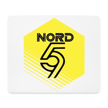 Norden - Mousepad (Querformat) - Weiß - Vorne