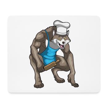Loup-garou Halloween Baker - Tapis de souris (format paysage) - blanc - Devant
