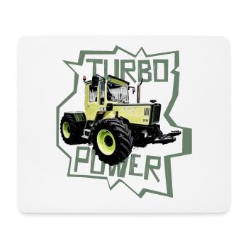MB trac turbo power traktor - Mousepad (Querformat) - Weiß - Vorne