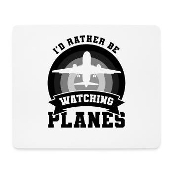 Witziges Flugzeug Zitat - Mousepad (Querformat) - Weiß - Vorne