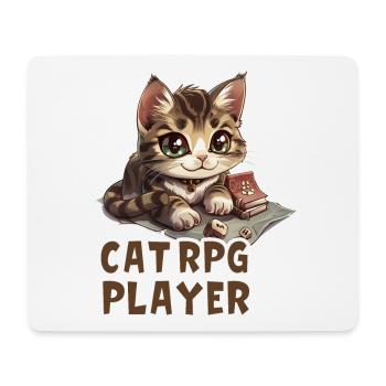 Cats RPG Player W20 Role Playing Game Shirt - Mouse Pad (horizontal) - white - Front