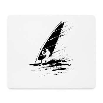 Véliplanchistes - Tapis de souris (format paysage) - blanc - Devant