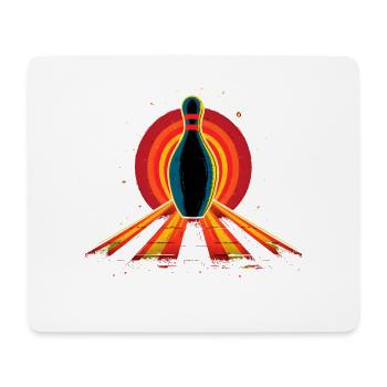 Oldschool Bowling - Mouse Pad (horizontal) - white - Front
