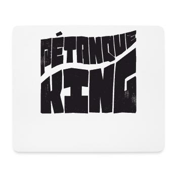Boules de pétanque King pour la pétanque Boules de pétanque - Tapis de souris (format paysage) - blanc - Devant