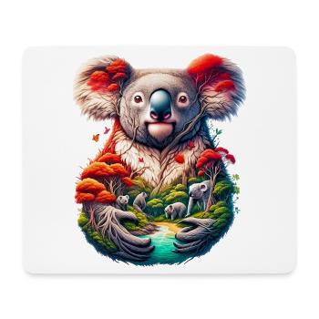 Koala - Mousepad (Querformat) - Weiß - Vorne