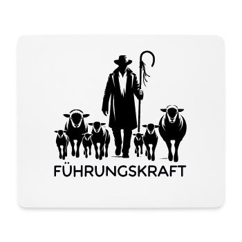 Führungskraft Schafe Hirte Geschenkidee Humor - Mousepad (Querformat) - Weiß - Vorne