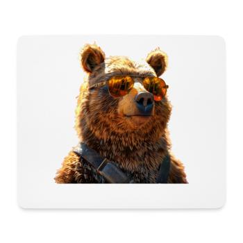 Brown Bear, Grizzly Bear, Bear Brothers, Dad, Wild Bears - Mouse Pad (horizontal) - white - Front