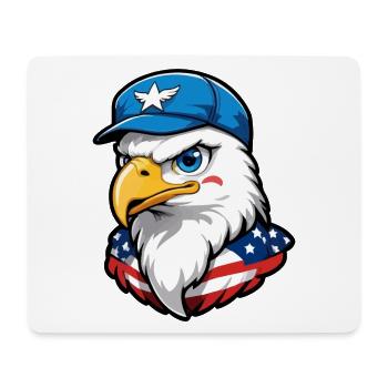 USA Flieger Adler - Mousepad (Querformat) - Weiß - Vorne