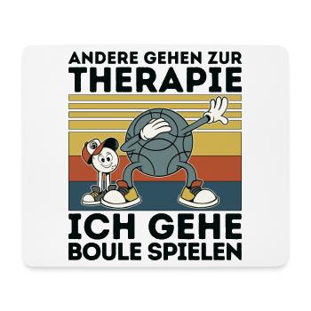 Others go to therapy boules petanque balls - Mouse Pad (horizontal) - white - Front