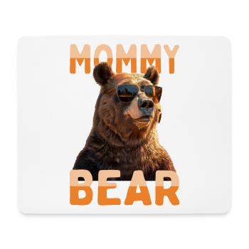 Maman Ours Maman Ours Fête des Mères Grizzly - Tapis de souris (format paysage) - blanc - Devant