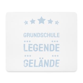 Grundschule Geschafft 2026 Grundschule Abschied - Mousepad (Querformat) - Weiß - Vorne
