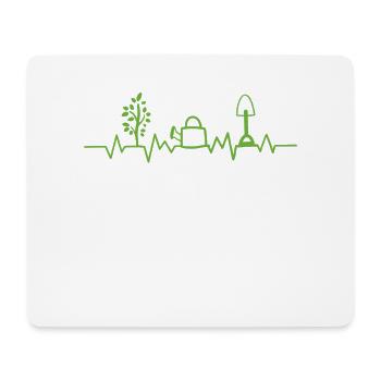 Gärtner Hobbygärtner - Mousepad (Querformat) - Weiß - Vorne