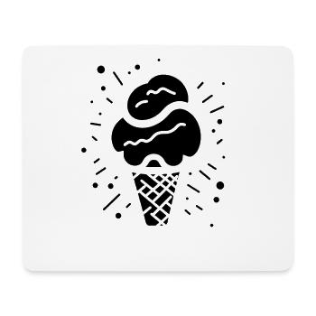 Ice cream - Mouse Pad (horizontal) - white - Front