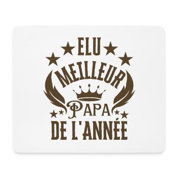 Bester Vater des Jahres - Mousepad (Querformat) - Weiß - Vorne