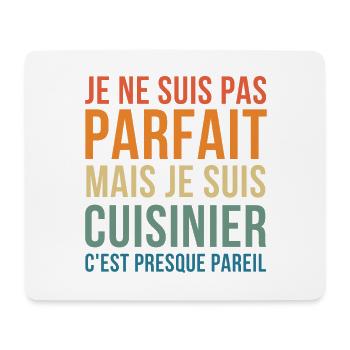 A perfect cook - Mouse Pad (horizontal) - white - Front