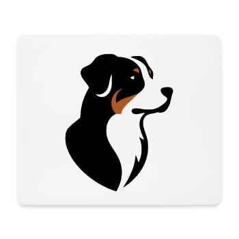 Appenzeller Sennenhund - Mousepad (Querformat) - Weiß - Vorne