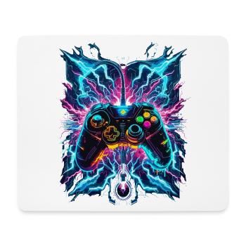 Neon Blitz Power Gaming Controller - Mouse Pad (horizontal) - white - Front
