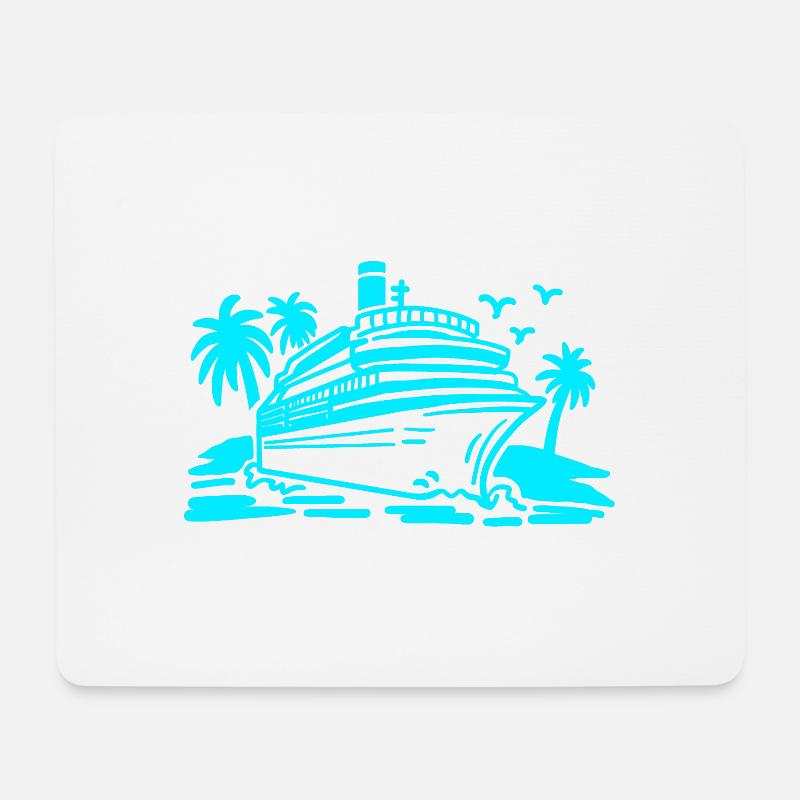 Flitterwochen Kreuzfahrt Urlaub - Mousepad (Querformat) - Weiß