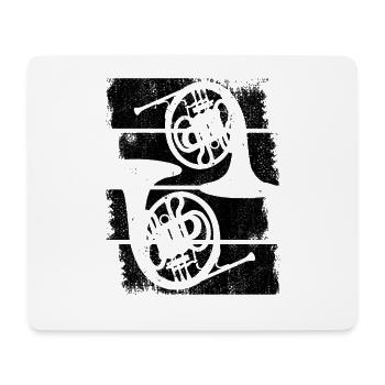 Bugles - Mouse Pad (horizontal) - white - Front